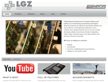 Tablet Screenshot of lgztech.com